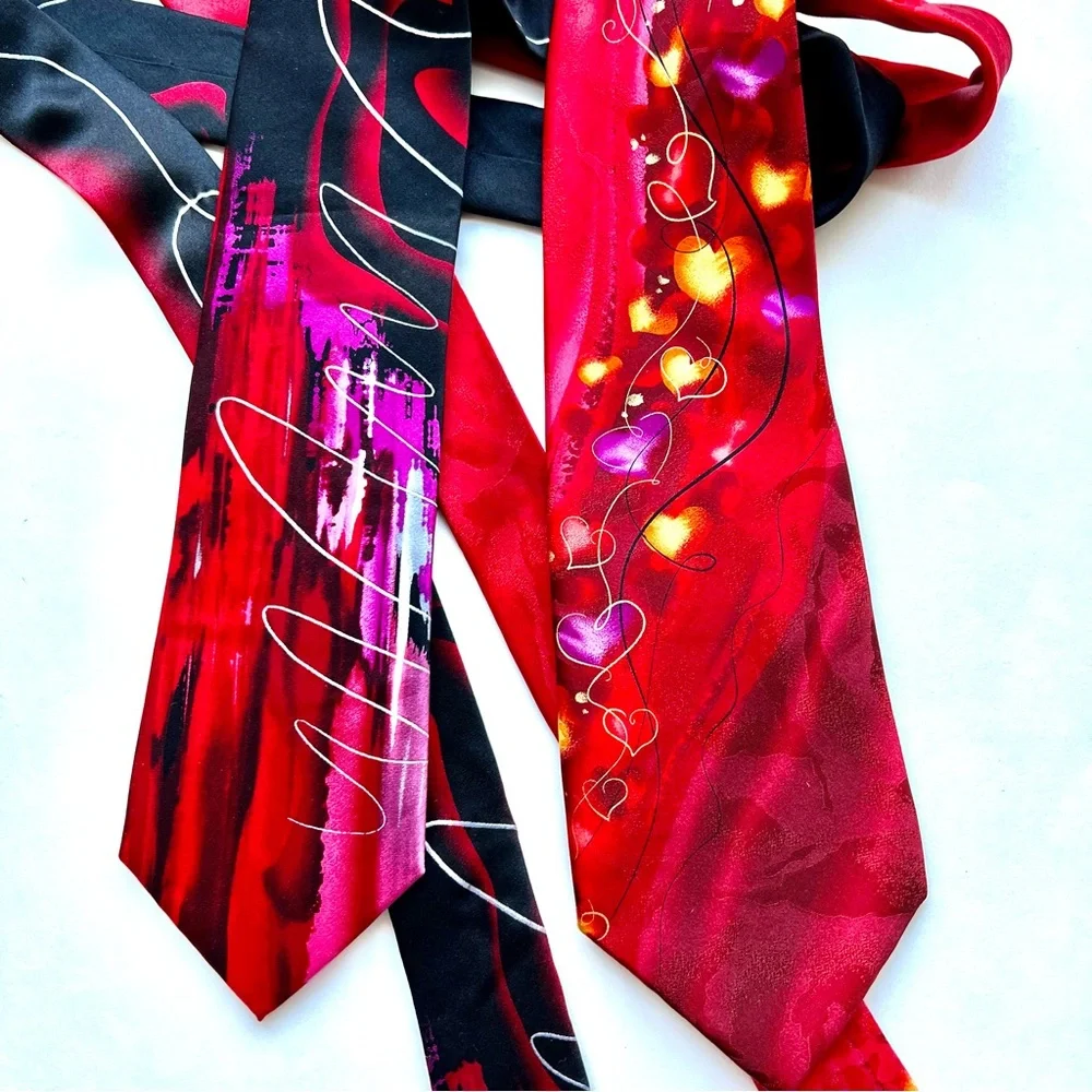 2 J.Garcia ties, NEW YORK AT NIGHT & THIRSTY, excellent condition, look new.